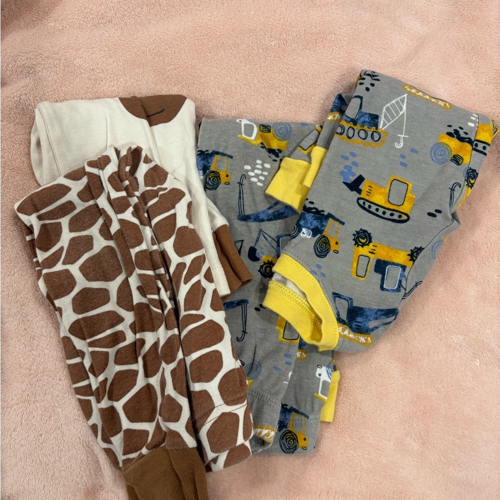 Old Navy and Walmart Kids Pajama Set